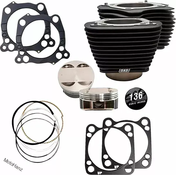 Big Bore kit S&S 136" na motor Harley Davidson M8